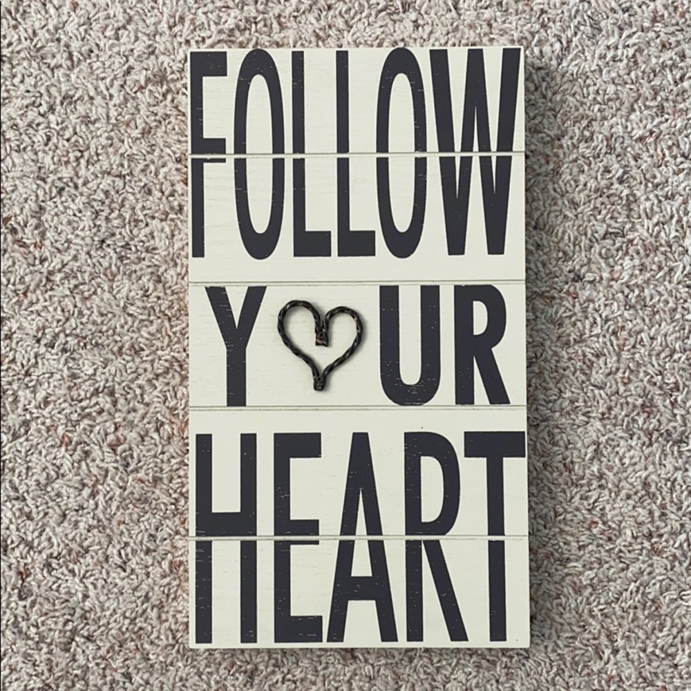 Wood sign